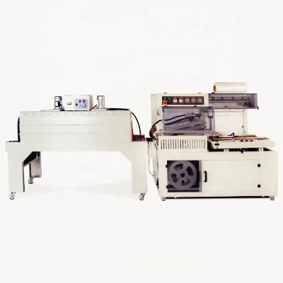 L bar POF Mophead Wool Ball Film Cutting and Packing and Shrinking Sealing Machinery