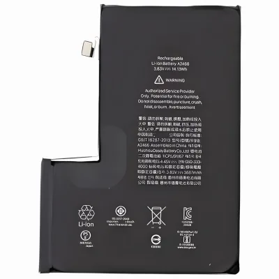 Mobile Phone Rear 3687mAh Standard Capacity Li Ion Polymer Battery for iPhone 12 Pro Max Replacement