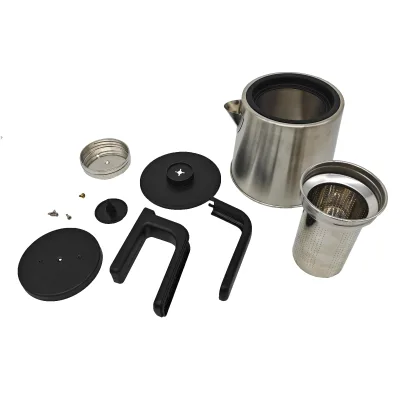 2200W Double-Layer Electric Kettle Household Use 2.3L+0.8L Capacity Overheating Protection with Temperature Control Made Plastic