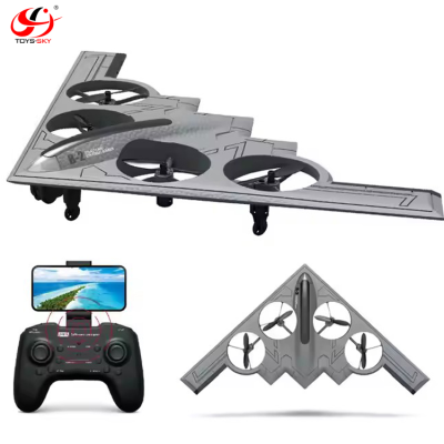 2023 New Arrivals Wifi FPV Real-time Video Camera One Key Landing Taking off Left Right Hovering B2 Remote Control Aeroplanes