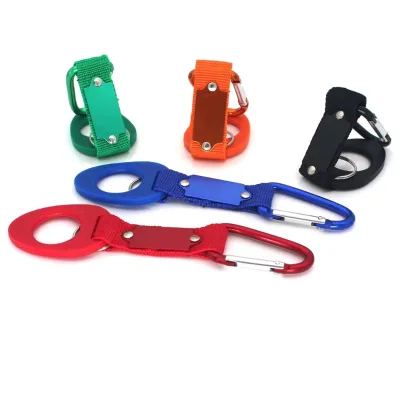 1 Pc New Silicone Buckle Carry Camping Hiking Outdoor Tools Carabiner Drink Water Bottle Holder Hook Clip