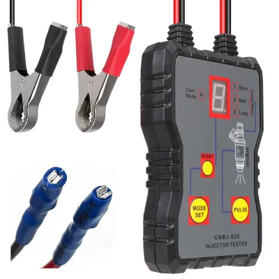 12V Car Fuel Injector Tester Diagnostic Tools Car Ignition System Scanner Automotive Flush Cleaner