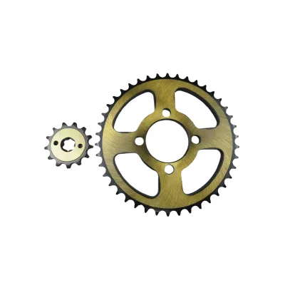 43-14t Motorcycle Transmission Big Small Teeth Chain Sprocket Price