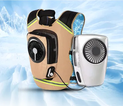 Air Conditioner Jacket Portable Outdoor Ice Vest Wearable air Conditioned Cool Bag Jackets