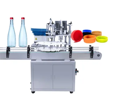 Brenu Cover Capping Cap Screwing Plastic Screw Sample Perfume Milk Juice Bottling Machine Machine
