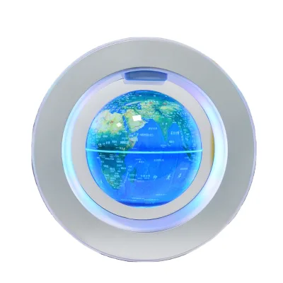 Self Rotating Magnetic Levitation Globe with Rotating LED Light-Geography Birthday Gift