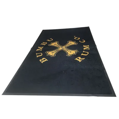 Modern Style Custom Design Doormat Printed Logo Door Mats with Rubber Backing
