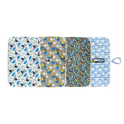 High Quality Durable Changing Mat 40*60cm Soft Bamboo Fiber Portable Baby Diaper Changing Pad for Home and Travel