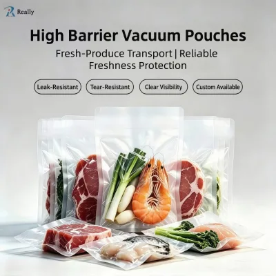 Custom Multi-Layer High-Barrier Vacuum Bags,Vacuum Sealed Packaging Bags for Food & Pharma Storage,OEM&ODM Services Provided