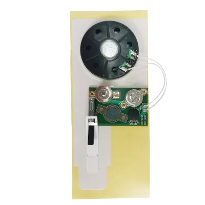 Factory OEM DIY Christmas Greeting Card Speakers with Sound Chip Push Button Musical Voice IC Chip