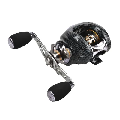 Attractive Price Spinning Reels Sea Fishing River Lake Stream Plastic Water Drop Wheel Aluminum Spool 6.5:1 Gear Ratio Durable