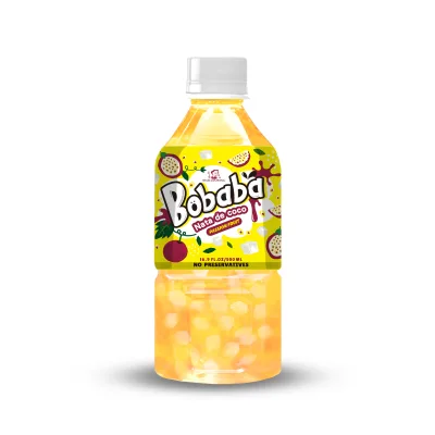 Passion Fruit Nata De Coco Drink