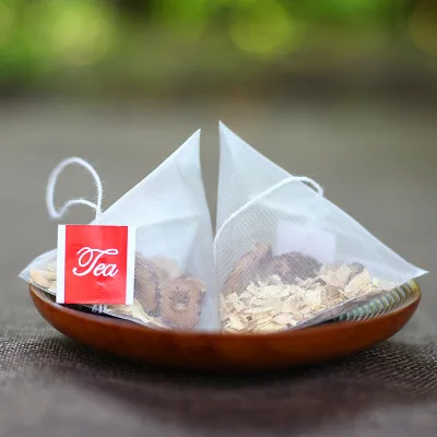 T00 Customized Triangle Bag Chinese Herb Bulk Mixed Tea Bag Dried Fruit Flower Tea Packaging Flavor Tea Triangle Bag