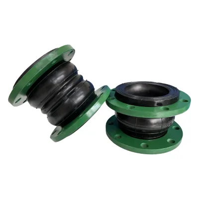 Double Sphere Flanged Rubber Soft Joint | Wear-Resistant EPDM/NBR Expansion Compensator Manufacturer