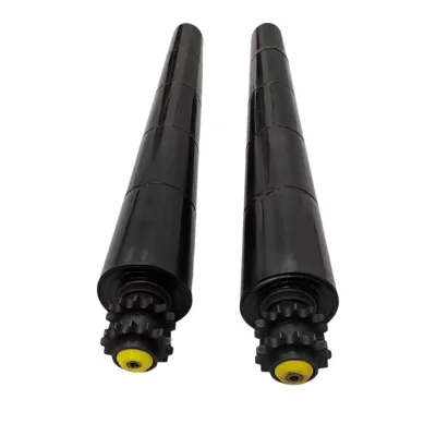 Factory Direct Supply Carbon Steel Rubber Coated Conical Conveyor Roller, Industrial Conveyor Roller for Turning Conveyor