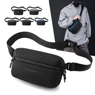 Custom Logo Ladies Fanny Packs Color Nylon Customized Waterproof Men Pack Sports Black Running Belt Waist Bags for Hiking