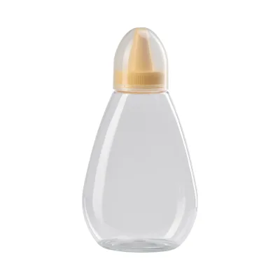 12oz Honey Bottle Transparent Honey Jar Portable Honey Jar Squeeze Bottles  Squeeze Sauce Salad Dressing Bottles