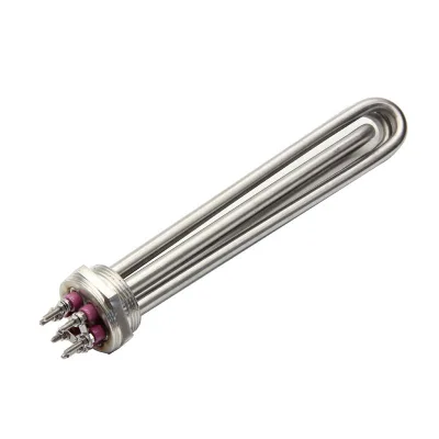 High Power 380V Flange Water Tank Heating Pipe With 1.5 Inch DN40 Heat Conduction Oil 2 Inch For Custom Industrial