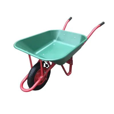 Plastic Tray Wheel Barrow /Wheelbarrow WB6200 with Single Pneumatic Wheel 3.25/3.00-8 for Sale