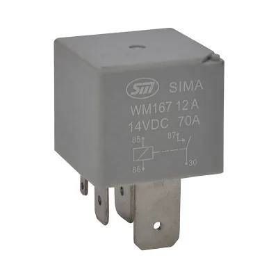 Auto Relays 4 Pin NO Car Automotive Relay with Grey Color 70A WM167