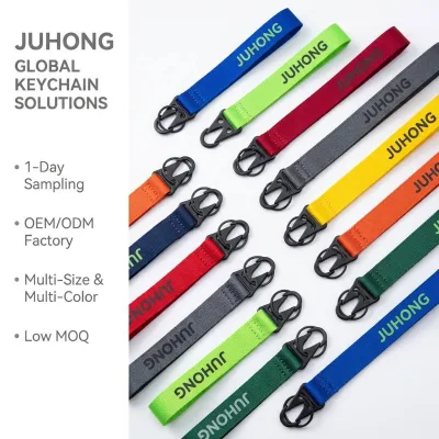 Eco-Friendly RPET Lanyard Anime Lanyard Keychain Lanyard Custom Nylon Lanyard Fabric