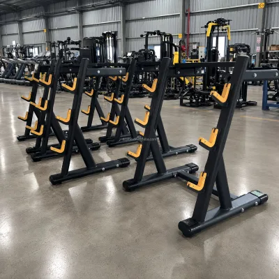 Wholesale Commercial Fitness Equipment Barbell Holder Storage Rack Gym Club Weightlifting Barbell Rack