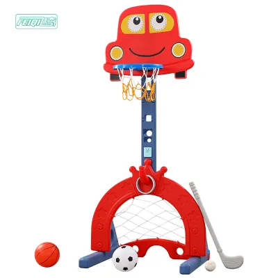 Baby Plastic Basketball Hoop Stand Adjustable Height CE CPC Certified Kids Toddler Indoor Outdoor Wholesale OEM