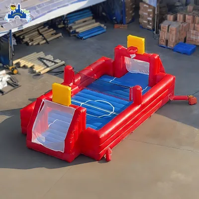 Multi Portable Inflatable Sports Court Equipment, Inflatable Basketball / Volleyball / Soap Football Court for Youth
