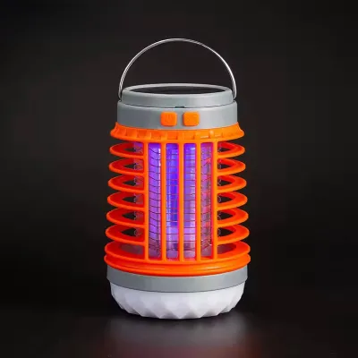 Solar USB Chargeable Mosquito Zapper Lamp Outdoor Insect Traps Lantern Portable Rechargeable Bug Zapper Mosquito Solar Lamp