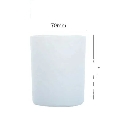 Natural Soy Aroma Candle Cup Glass Container Simple Holder DIY Homemade Scented Candle Jar Wholesale