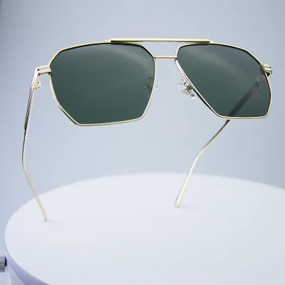 Metal Pilot Sunglasses-Polarized UV400 Full Frame for Outdoor Sports & Fashion