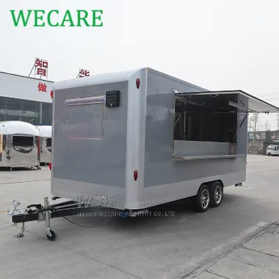 High Quality Truck Food Mobile Food Cart Trailer With Equipment Selling Food or As Coffee Bar or Shopping Bar Customized