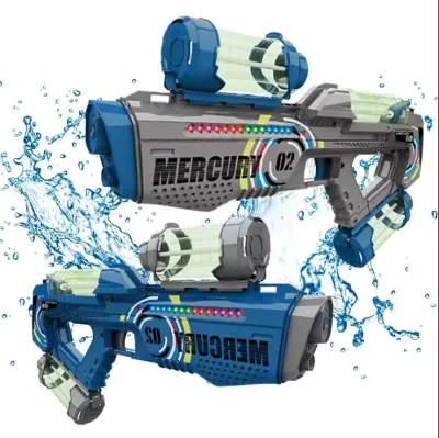 BJQ 2025 Summer Beach Toys High Speed Automatic Electric Water Gun for Kids Light High Capacity Juguetes 30+ Styles Made Plastic