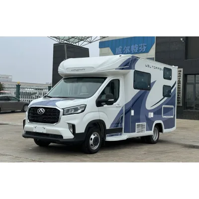 Best-selling in Saudi Arabia SAIC Maxus Low Roof Mobile Motorhome for Camper and Trip with Big Room and Comfortable Driving