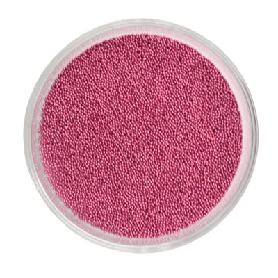 Pink Cellulose Beads Cosmetic Grade, Available Encapsulate Jojoba Oil, Get Softer After Applied in Serum or Gels