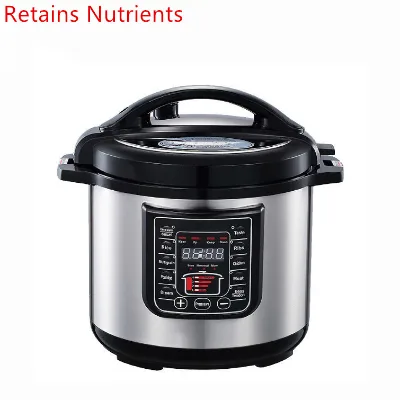 Programmable 7-in-1 Multifunction Electric Pressure Cooker Multi Function Pressure Cooker 12 Litres with Pressure Gauge