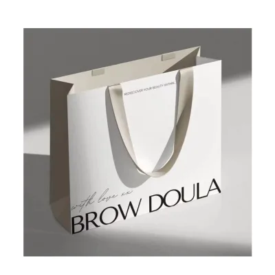 Custom Gift Bags Thick Luxury Packaging Gift Paper Bags , Custom Jewelry Pack Personalized Shopping Paper Bags with logo