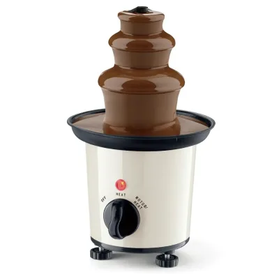 Factory Directly Supply Mini Chocolate Fountain 3 Tiers Electric Kitchen Party Chocolate Fondue Fountain Low Price