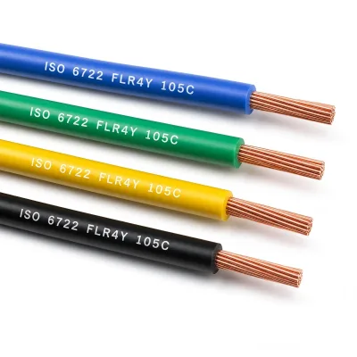 FLR4Y Automotive Wire 105C Polyamide (PA) Insulated Thin Wall Single Core Low Voltage Fuel Resistant Wire