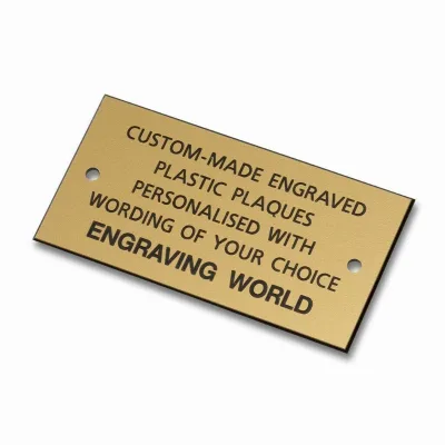 Factory Laser Cutting Metal Processing Services Custom Engraved Brass Plaques and Signs Nameplates