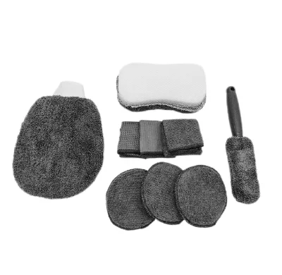 Microfiber Wash Set Non-Linting and Fade-Resistant Lint-Free Streak-Free Cleaning for Kitchen and Bathroom Surfaces