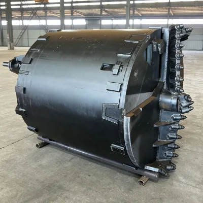 Source Factory Double Bottom Rotary Drilling Bucket for Hard Strata | Heavy Duty Welded Joint | Piling Rig Tool Manufacturer
