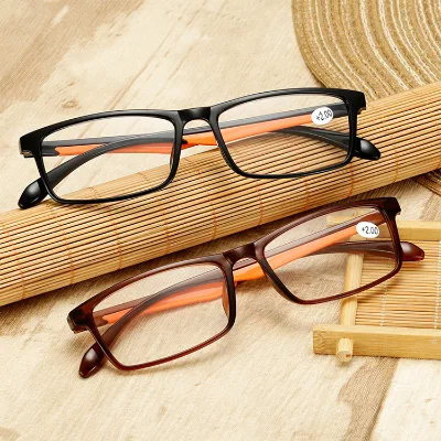 Wholesale Promotional Price Retro Reading Eyeglasses Resin Lenses Presbyopia Glasses Diopter +1.0 2.0 3.0