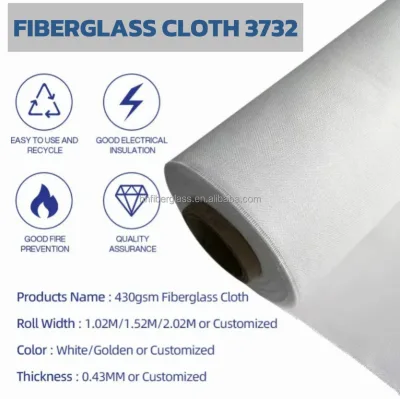 HongHan Silicone Coated  Fiberglass Cloth Waterproof Fireproof -50-550 for Welding Fire Pit Mat Fire Blanket Custom Cutting