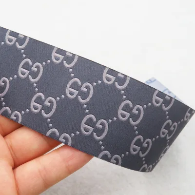 Custom Printed Jacquard Woven Sew-On Nickel-Free Polyester Pocket Patch Designer Pattern Badge for Denim Jeans Back Pocket