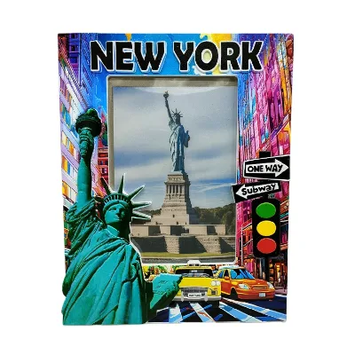 Wholesale 3d Printing New York Souvenir Custom Resin Picture Photo Frame