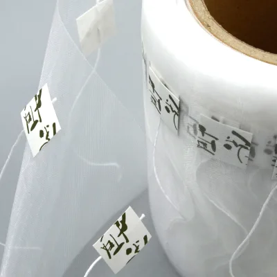 Hot Sale PLA Pyramid Triangle Tea Bag Mesh Roll Empty Tea Bags Heat Seal Grade Non-woven Fabric for Tea Bag Roll