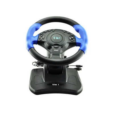 Wholesale Specialized Racing Steering Wheel with Vibration Motor for PS2//PC-Wired Connection