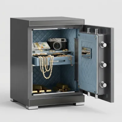 JB Safe Factory Tech Integrated Jewelry Safe Box with Facial Recognition Fingerprint Digital Code Lock for Secure Storage