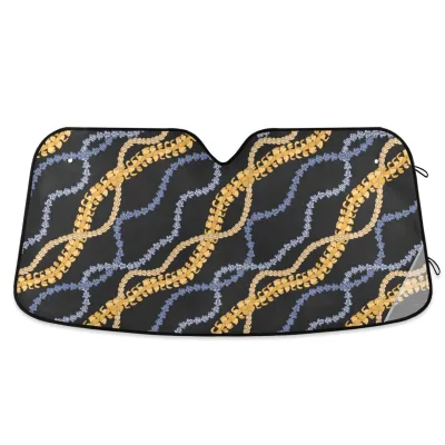 Hawaii Island Outdoor Summer Foldable Portable Retractable UV Protection Custom Design Car Front Windshield Sunshade Window